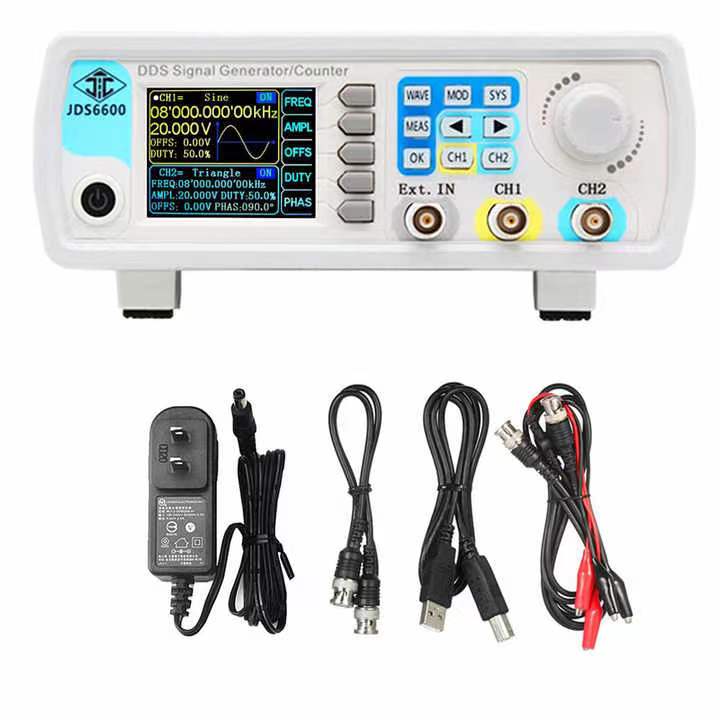 YAO JDS6600 15/30/40/50/60 МГц – обзор и цена Dual Channel Arbitrary Waveform Function Generator 60Mhz